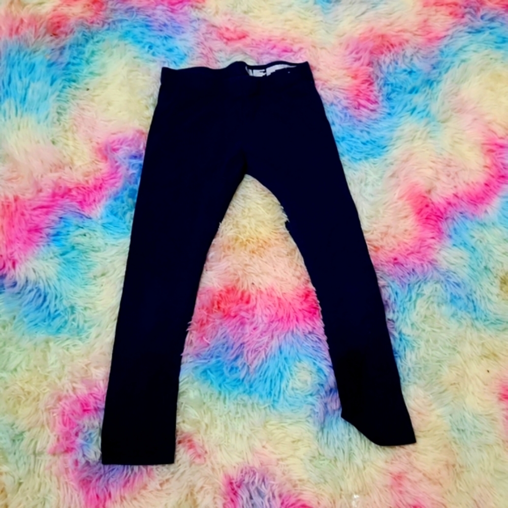 Wonder Nation Solid navy blue leggings